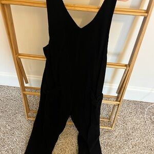 Black corduroy Jumpsuit